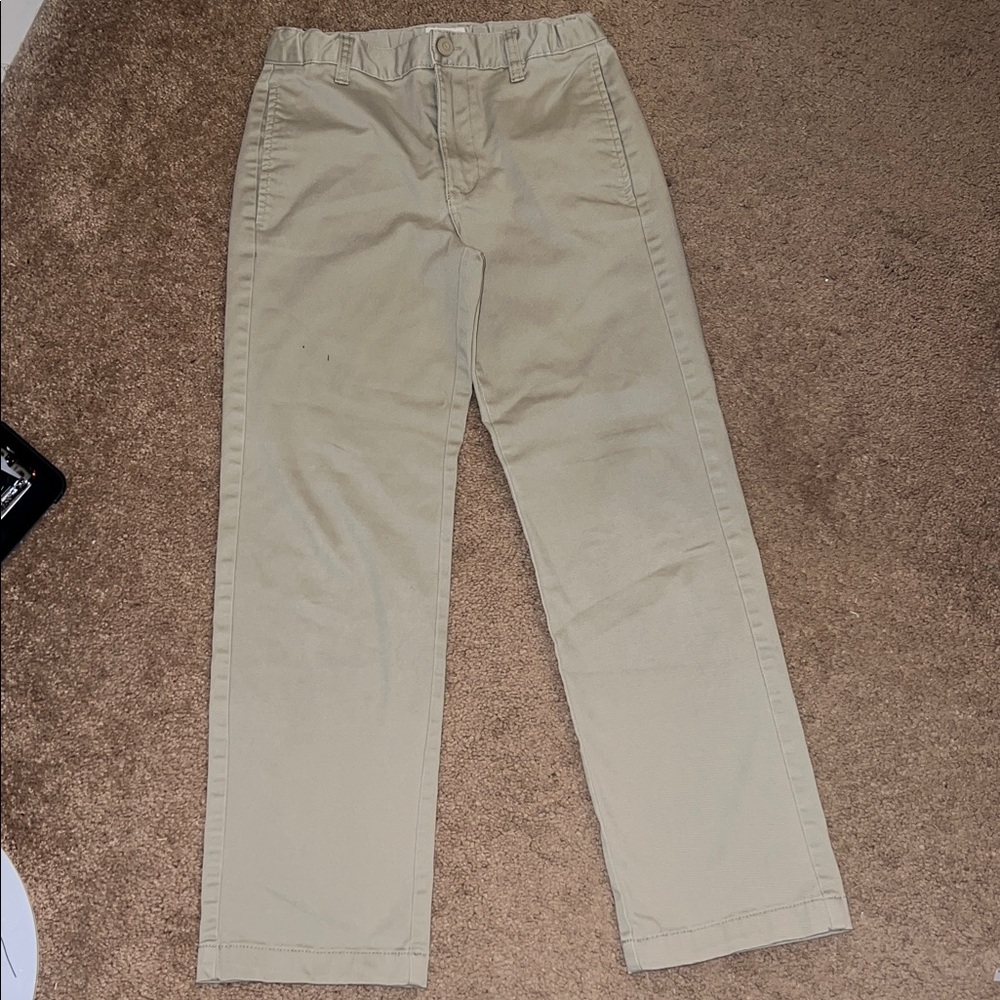 Cat & Jack Boys Khaki Pants – Size 12 (Adjustable Waist, Excellent Condition)